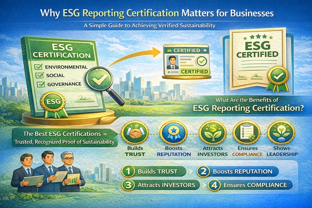 ESG Reporting Certification